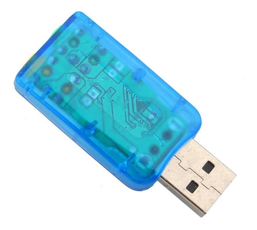 Tarjeta De Sonido Usb Extern Audio 5.1 Digital 3d Pc Elegate