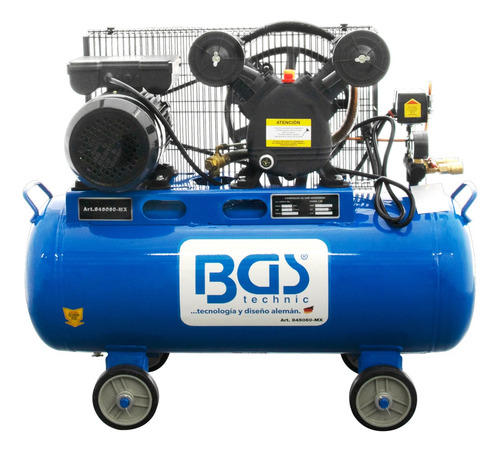 Compresor De Aire C Banda Horizontal 60l 3hp 127v Monofasico