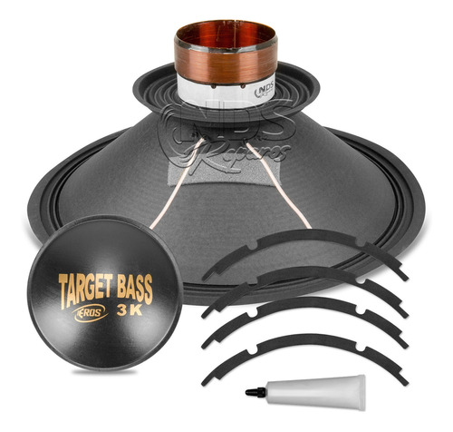 Reparo Target Bass 3k 18 Polegada 1500w Rms Eros Nds Reparos