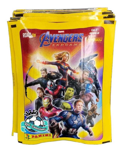 50 Sobres Avengers End Game (250 Estampas) Panini