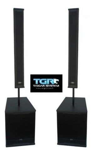Sistema Taigar System Slim V851 Sub S18 Bi-ampli Tgr (par)