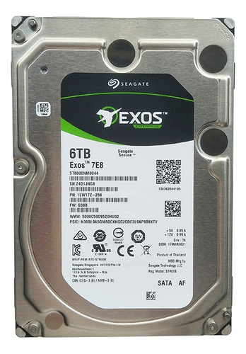 Disco Duro Mecánico Verde Integrado Exos De 6 Tb.