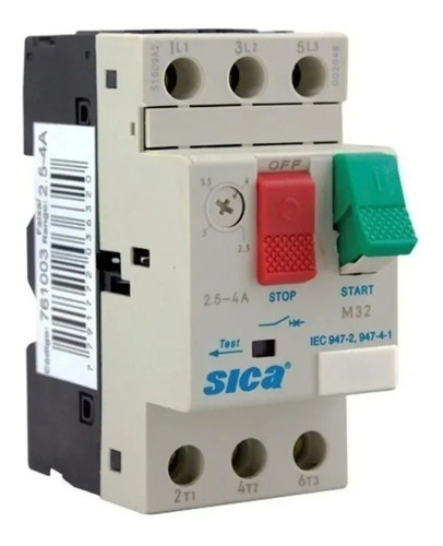 Guardamotor Protector M32 Trifasico Reg 9 A 14 Amp 