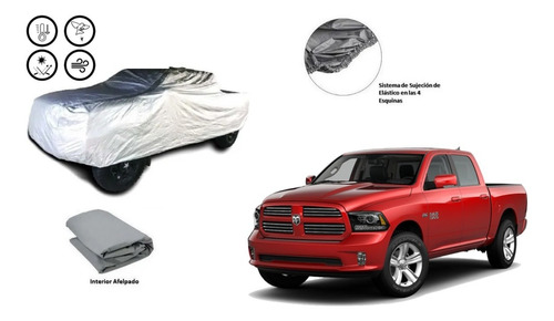 Cubierta Funda Cubre Auto Afelpada Dodge Ram 1500 3.9l 2000