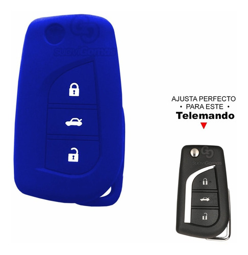 Forro Protector Silicona Llave Navaja 3b Toyota Hilux