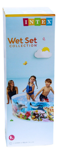 Piscina Infantil 2,44mts*46cms Color Multicolor Multicolor