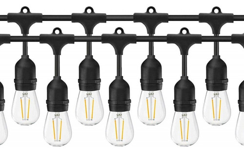 Extension Luces Led 10 Metros Con Bombillos Vintage