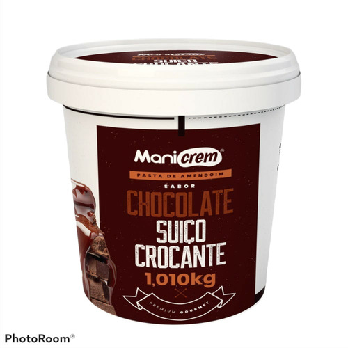Imagem 1 de 3 de Manicrem Creme Pasta Amendoim Integral Premium Gourmet 1kg