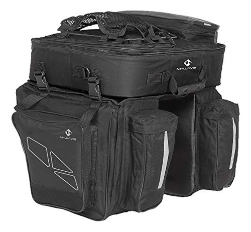 M-wave Triple Sacoche Traveller 62 L Noir - Gris