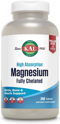 Glicinato De Magnesio Kal - Unidad a $870