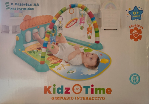 Imagen 4 de 4 de Gimnasio Interactivo Para Bebé Niño Niña +0meses Kidz Time