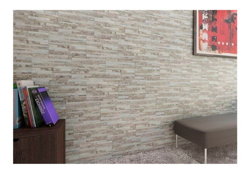Imagen 2 de 5 de Ceramicas De Pared Cortines Listel Simil Laja 30x45 1ra