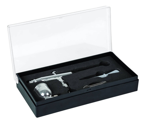 Imagen 2 de 6 de Pistola Aerográfica De Gravedad Con Vaso Multiposición 11859