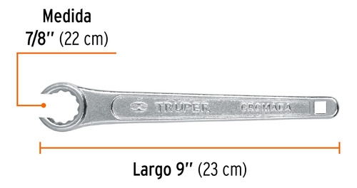 Llave Para Tanque De Gas Truper 15490 Ll-ga