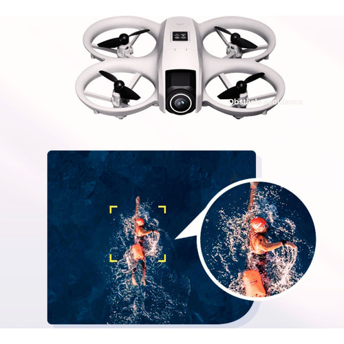Drone Gt3 Mini Cámara Dual Hd 8k + Gafas Rv Evita Obstaculos Gris