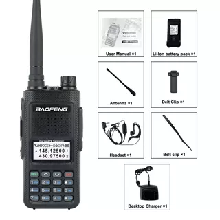 Baofeng Radios Walkie Talkie Pofung Tp8 999 Canale 12km Color Negro