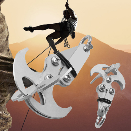 Garfio De Escalada Por Gravedad Plegable For Exteriores, Ga