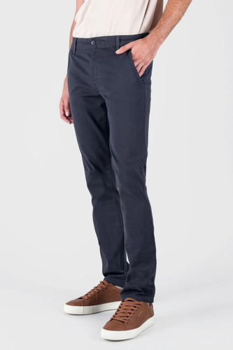 Imagen 2 de 6 de Pantalón Hombre Vestir Gabardina Oggi Jeans Chinos Slim Fit