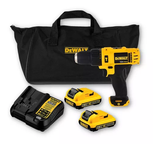 KIT TALADRO PERCUTOR 1/2 2 BATERIAS 2AH DEWALT DCD709D2-B3