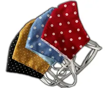 Comprar Cubrebocas De Tela Colores Doble Capa Lavable (100 Piezas)