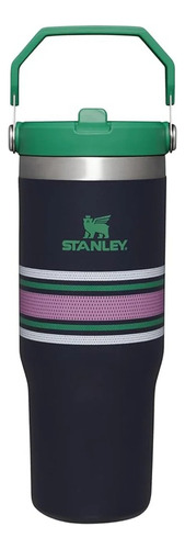 Botella Térmica Stanley Flip Straw 887 Ml Outdoor Premium Color Navy Mesh