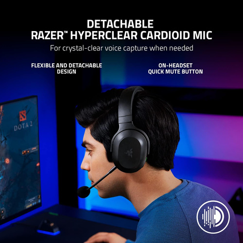 Auriculares Para Juegos Razer Barracuda X, Bluetooth O 2.4 G