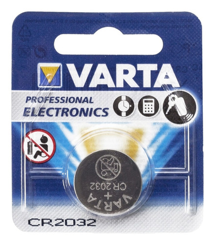 Pila Varta Cr2032 Accu-chek Alarma Auto Reloj Gps Radio 3v