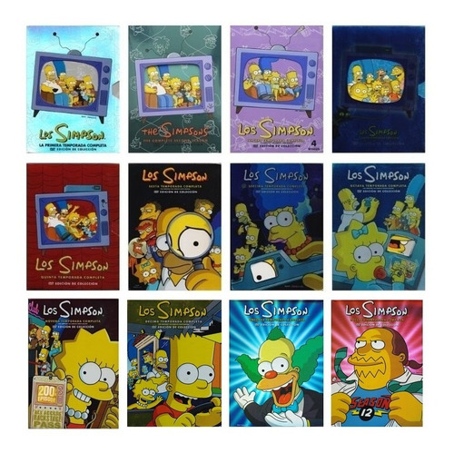Los Simpson Edicion Especial Temporada 1 - 12 Paquete Dvd
