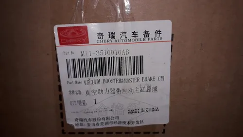 comprar Hidrovac De Frenos Chery Orinoco Chery A520 Solo Automatico 