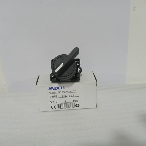 Selector 2 Posiciones Marca Andeli Modelo Xb2-ej21