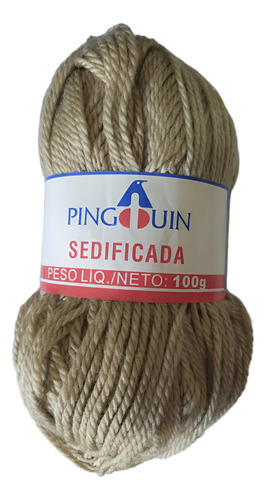 1 Kilo Ovillo Sedificada Pingouin 100g 30% Lana 70% Acrili Caqui