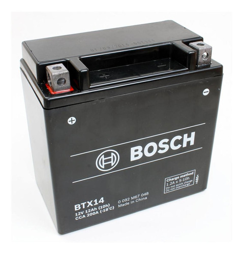 Bateria Moto Bosch 12v 12ah Para Bmw R1200btx14 = Ytx14