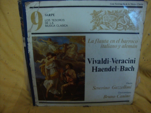 Vinilo Severino Gazzelloni Bruno Canino Vivaldi Veracini Cl1