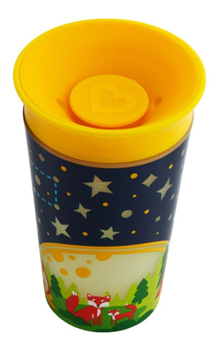 Imagem 2 de 8 de Copo Munchkin 360º Grande 36m Glow 266ml Transição Envio 24h