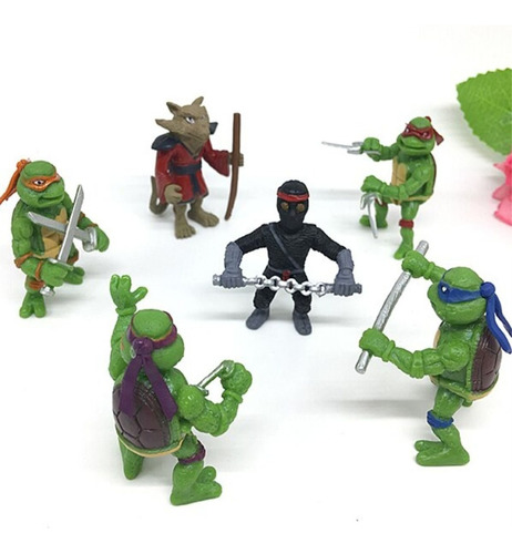 Mini Tortuninjas Coleccion Tortugas Ninja Turtles Originales