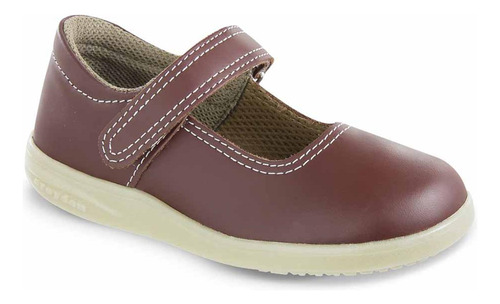 Zapatos Colegio Mafalda Rojo Para Niña Croydon