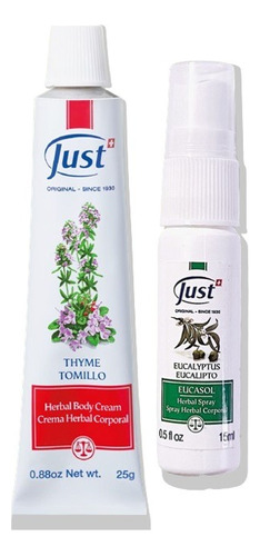 Combo - Eucasol Spray 25ml + Crema Tomillo 25gr