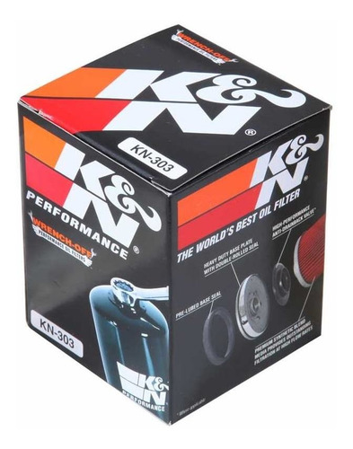 Imagem 2 de 6 de Filtro Óleo K&n Ninja 300 Z300 Z 300 Z650 Kn-303