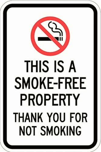 Smartsign T1-1079-hi_12x18 This Is A Smoke-free Property,