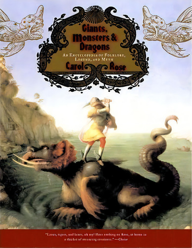 Giants, Monsters, And Dragons, De Carol Rose. Editorial Ww Norton Co, Tapa Blanda En Inglés