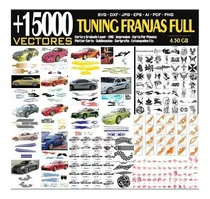 Comprar Pack Vectores Tuning Franjas Calcomanias Para Carro Motos