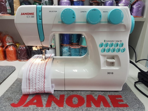 Janome 3016 Multifuncion 16 Puntadas Ojal 1 Paso Gtia 3 Años