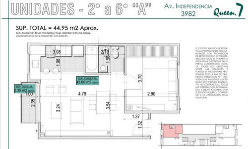 Imagen 28 de 30 de Venta Departamento 2 Ambientes En Almagro
