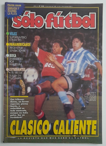 Revista Solo Futbol 508 Independiente Racing Gimnasia Lp Fs