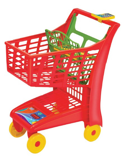 Carrinho De Compras Market Vermelho Magic Toys