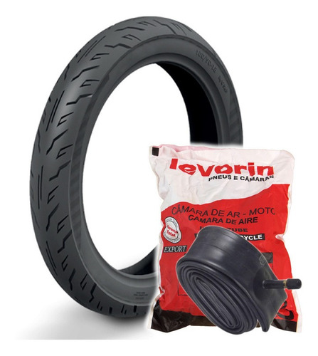 Pneu Dianteiro Titan 125 Cinborg Style 80/100-18 Tt + Câmara
