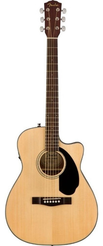 Guitarra Electroacústica Fender Classic Design CC-60SCE 097-0153-021 para diestros natural walnut brillante