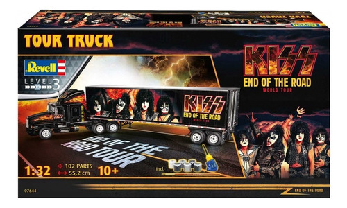 Kit Para Montar Revell 07644 Kiss Tour Truck 1/32 Completo