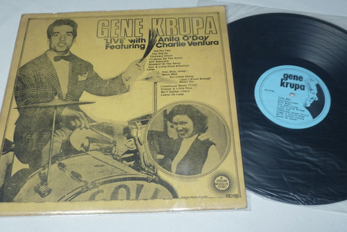 Jch- Gene Krupa Live With Anita O Day Jazz Lp