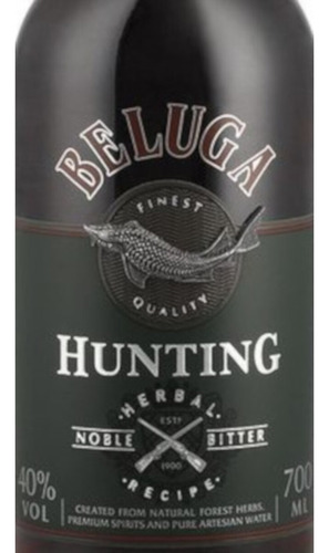 Pack De 4 Licor Beluga Hunting Herbal Bitter 700 Ml